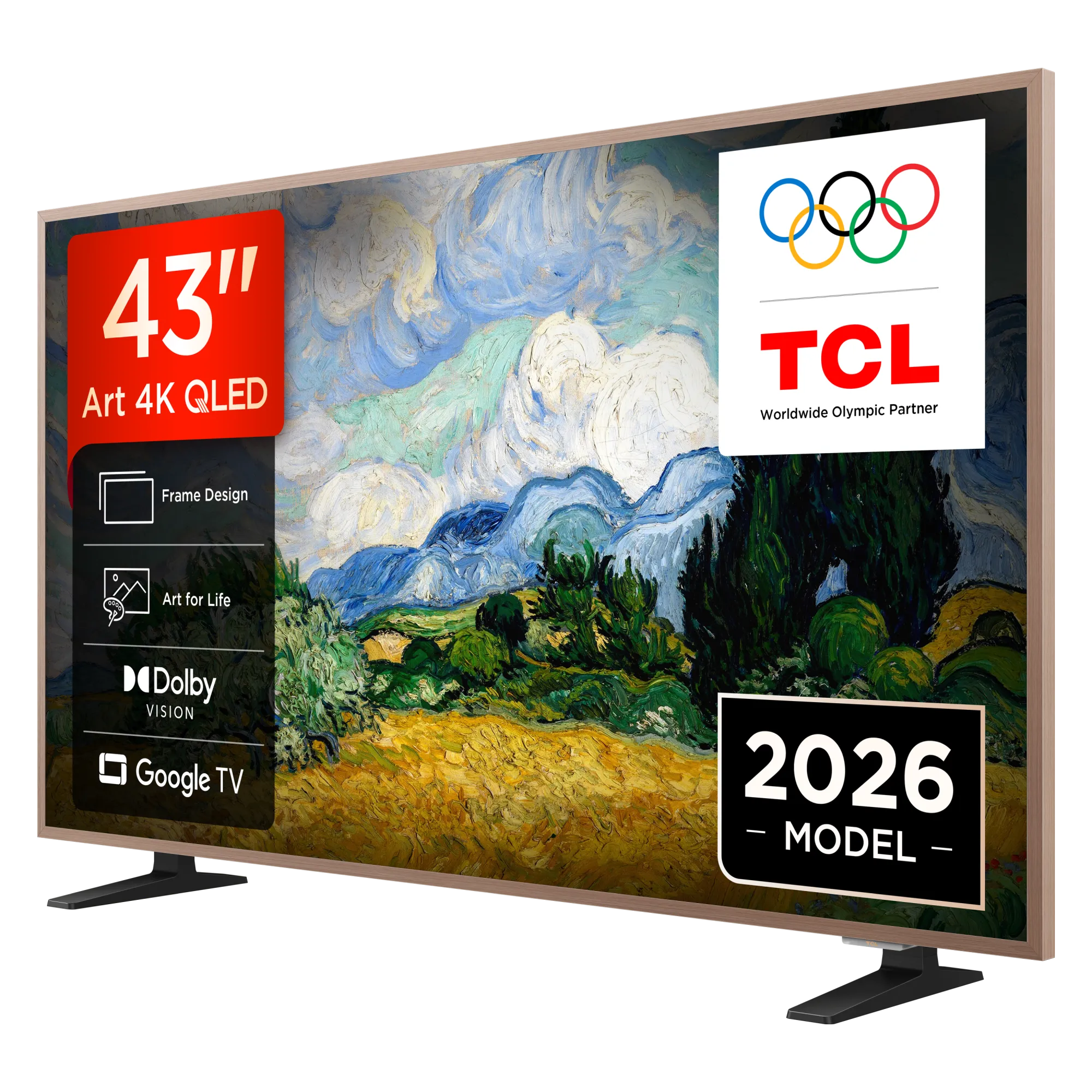 TCL 43A400 Pro ART 4K QLED TV (2026) | Globalsat e-Shop